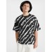 Men Brush Pattern Round Neck Short Sleeve Soft Cool Casual T  Shirts LU MINGKUN-Exclusive link